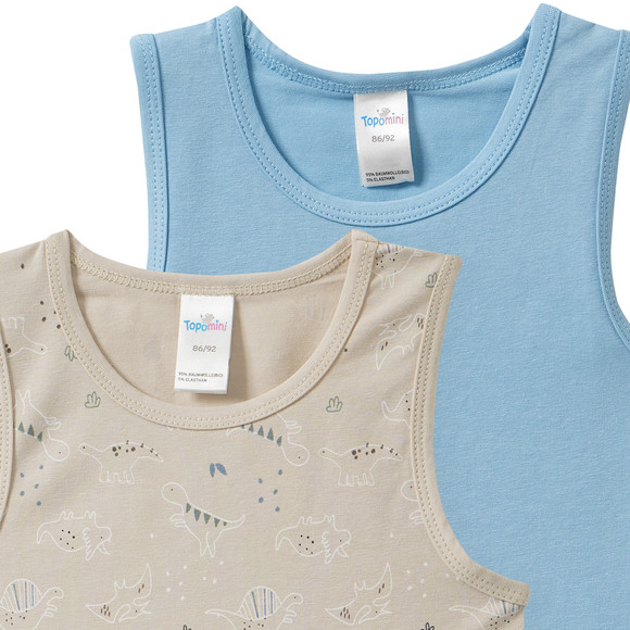 2 Baby Unterhemden im Set