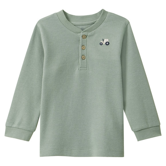 Baby Schlafanzug mit Waffelpiqué