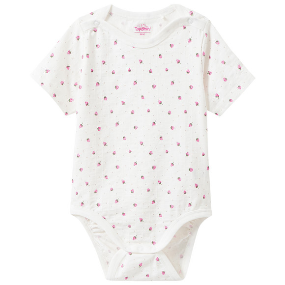2 Baby Bodys mit Bio-Baumwolle