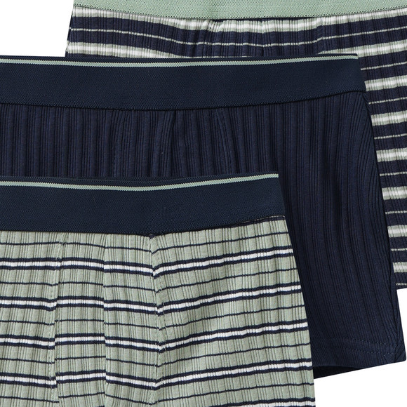 3 Jungen Boxer mit Ripp-Struktur