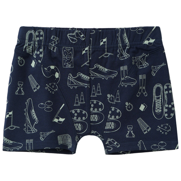 3 Jungen Boxer mit Fußball-Motiven