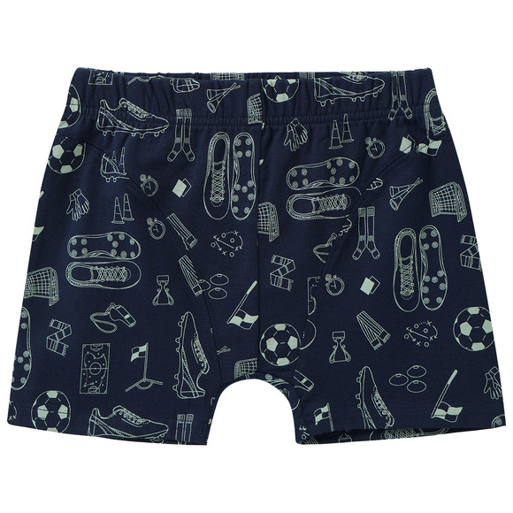 3 Jungen Boxer mit Fußball-Motiven