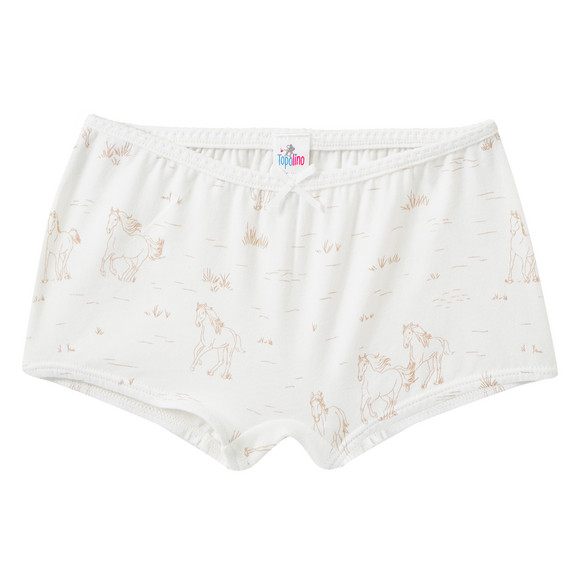 3 Mädchen Pantys mit Pferde-Motiven