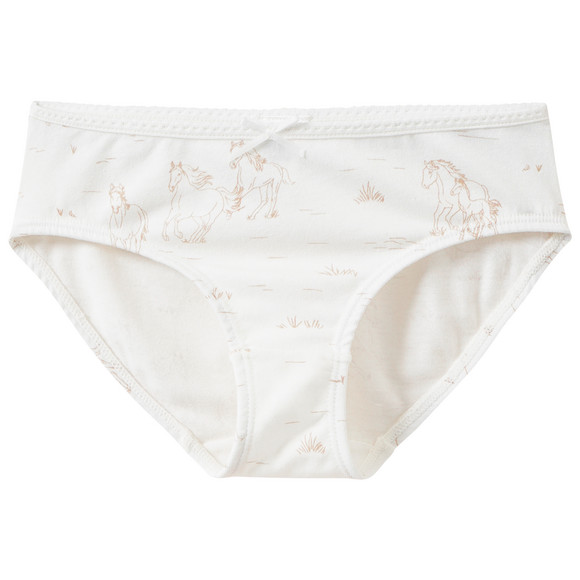 3 Mädchen Slips mit Pferde-Motiven