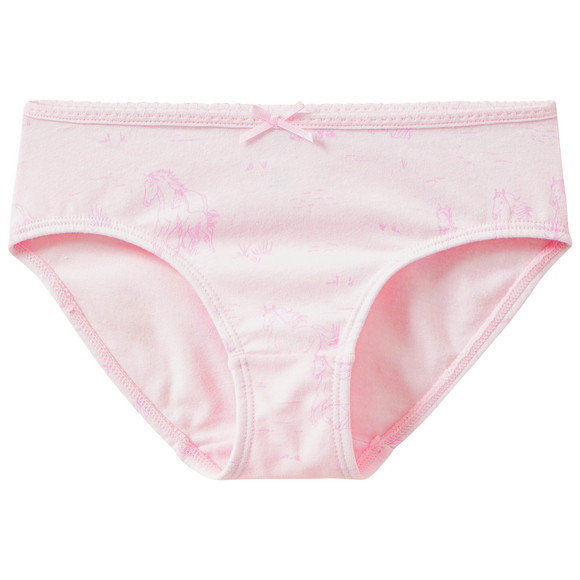3 Mädchen Slips mit Pferde-Motiven