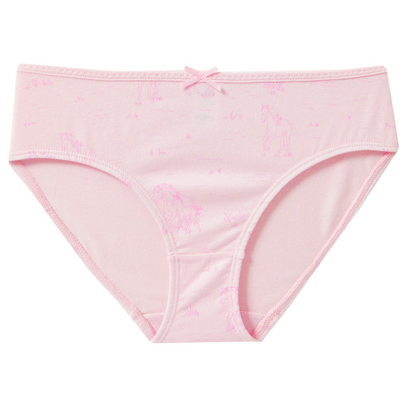 3 Mädchen Slips mit Pferde-Motiven