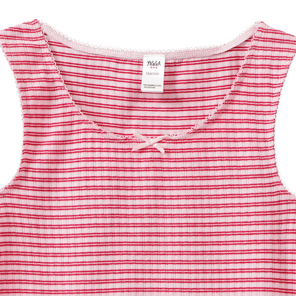 2 Mädchen Unterhemden im Set