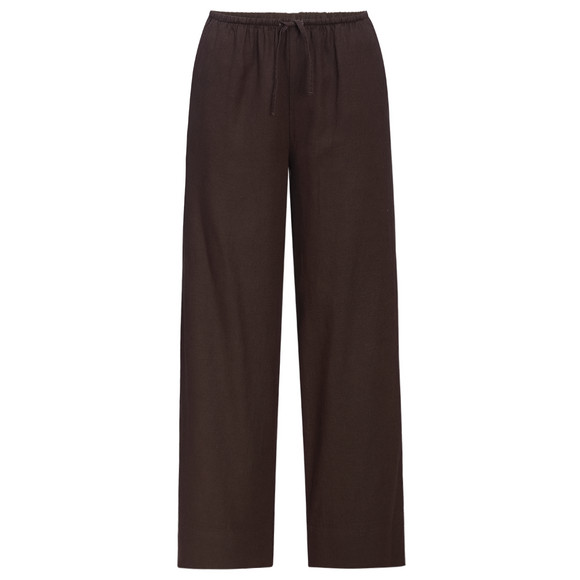 Damen Leinen-Hose mit weitem Bein