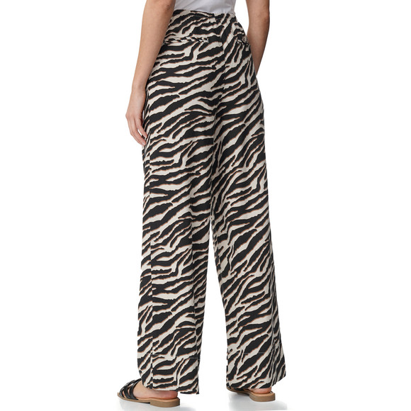 Damen Leinen-Hose mit weitem Bein