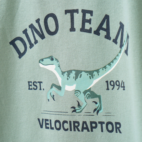 Jungen Shorty mit Dino-Motiven