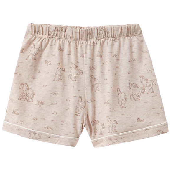 Mädchen Shorty mit Pferde-Allover