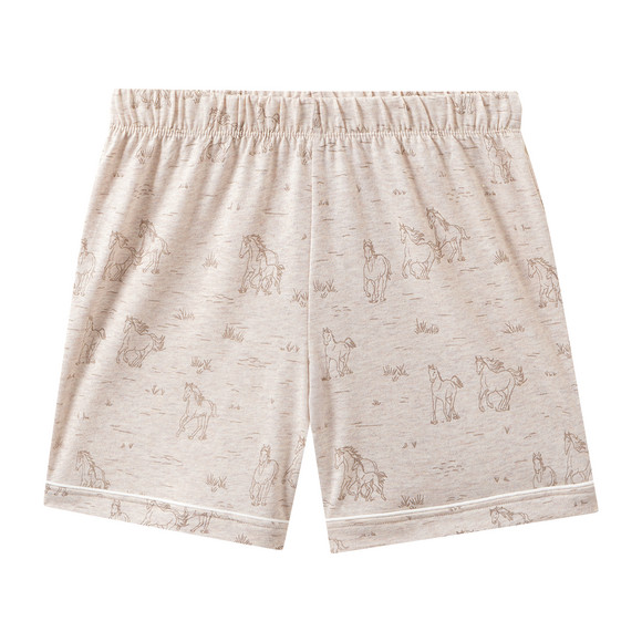 Mädchen Shorty mit Pferde-Motiven