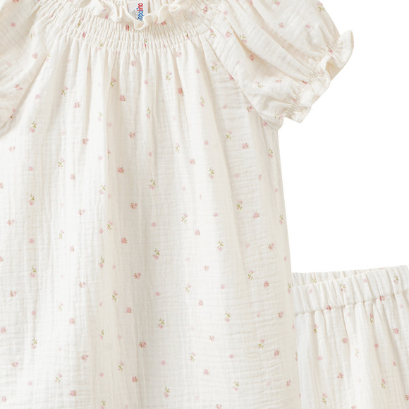 Mädchen Musselin-Shorty mit Blümchen-Print
