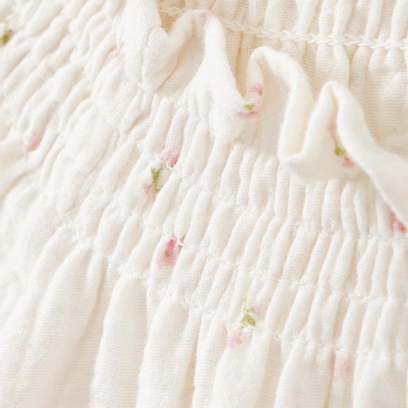 Mädchen Musselin-Shorty mit Blümchen-Print