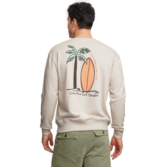 Herren Sweatshirt mit Rücken-Print