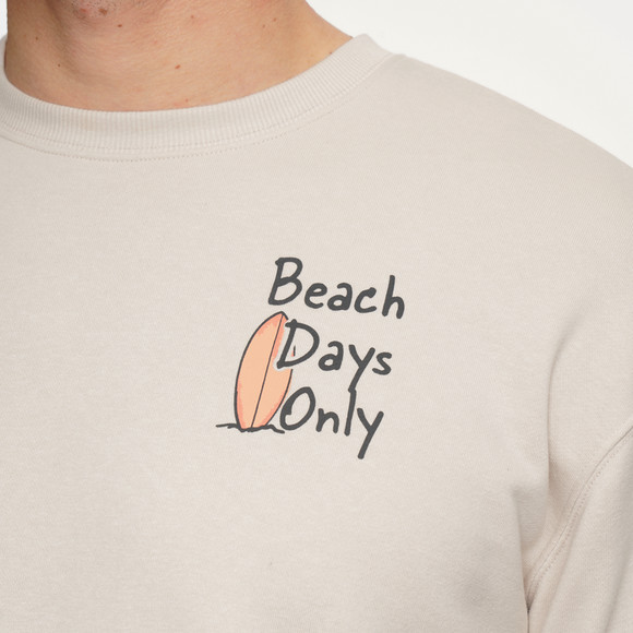 Herren Sweatshirt mit Rücken-Print