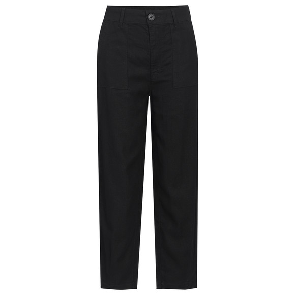 Damen Leinen-Hose in Uni