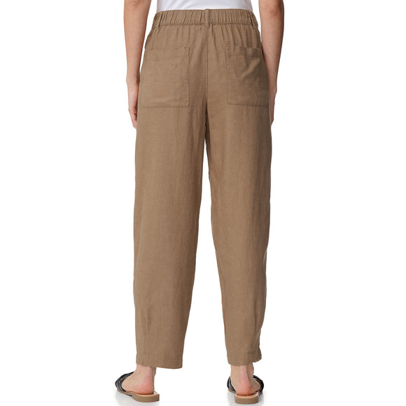 Damen Leinen-Hose in Uni