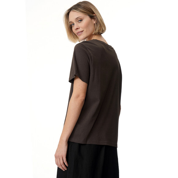 Damen T-Shirt mit Leinen