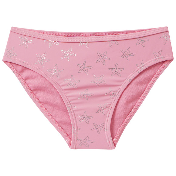 Mädchen Bikini und Baderock mit Glitzer