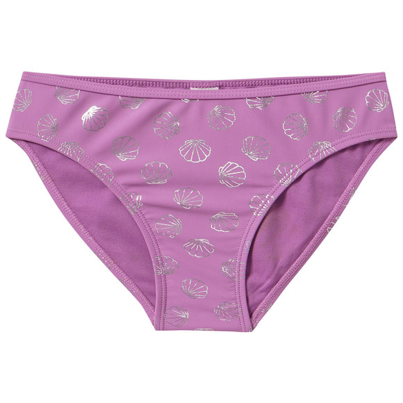 Mädchen Bikini und Baderock mit Glitzer
