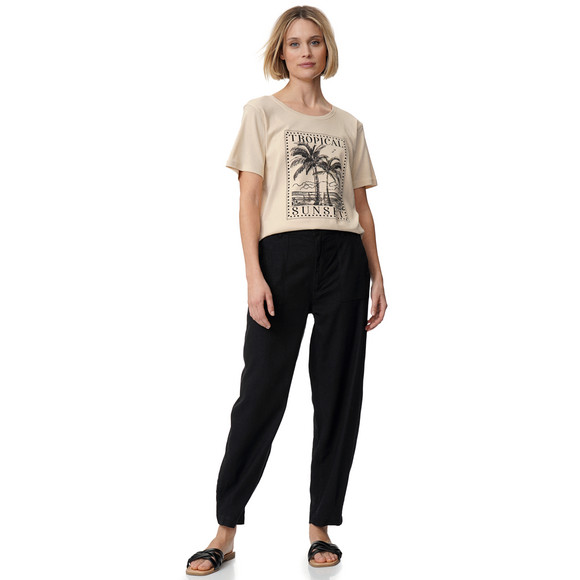 Dames T-shirt met versierde print