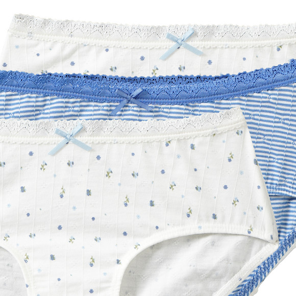 3 Mädchen Pantys mit Bio-Baumwolle