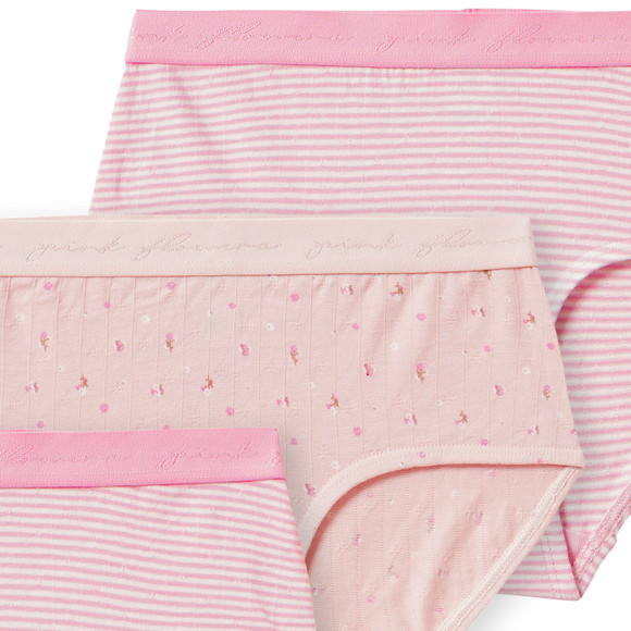 3 meisjesslips met elastische tailleband