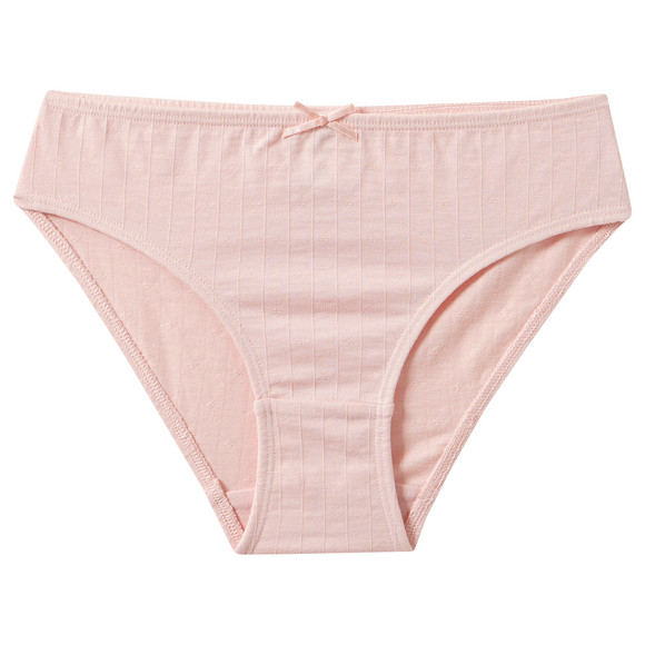3 Mädchen Slips mit Zierschleife