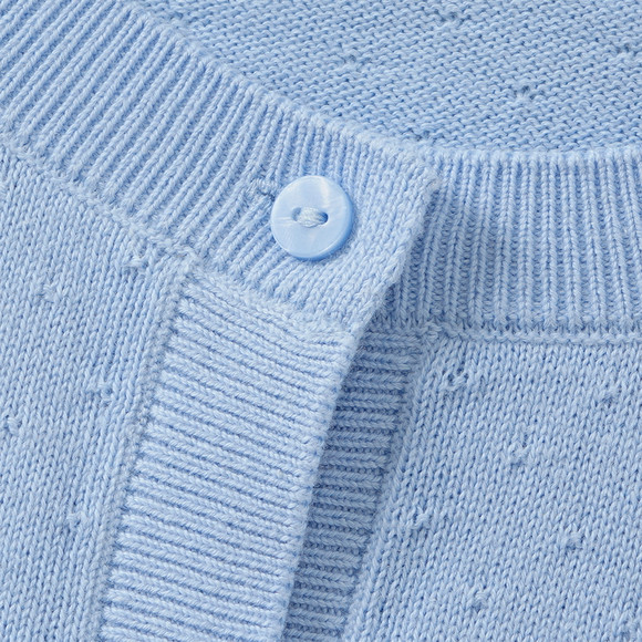 Mädchen Strickjacke mit Ajour-Muster