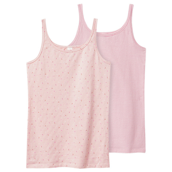 2 Mädchen Unterhemden im Set