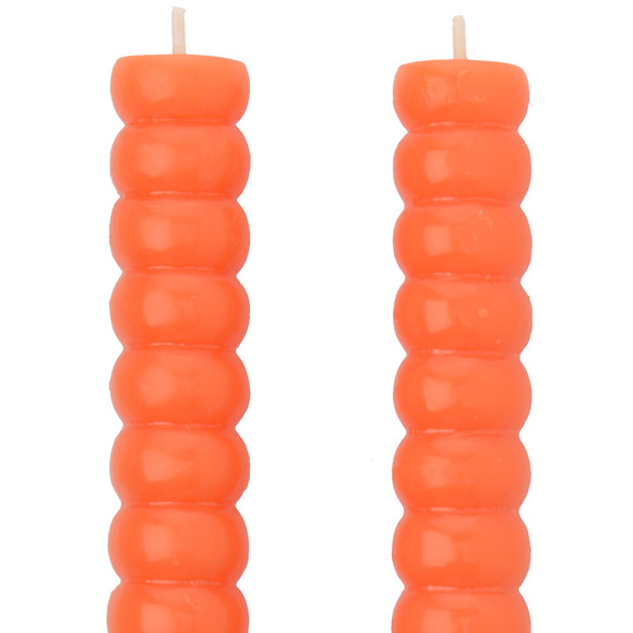 2 staafkaarsen in bubble-ontwerp