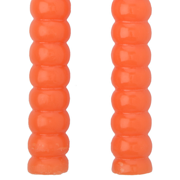 2 staafkaarsen in bubble-ontwerp