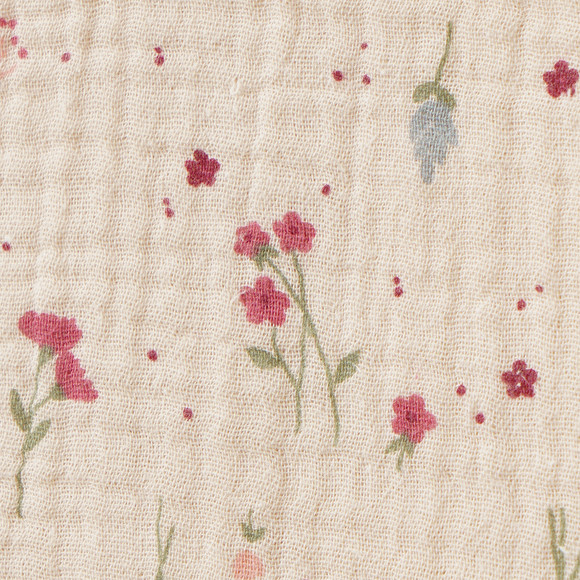 Baby Musselin-Schlafsack mit Blümchen-Print