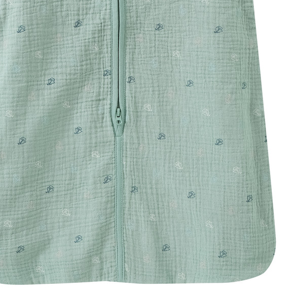 Baby Musselin-Schlafsack mit Schiffchen-Print