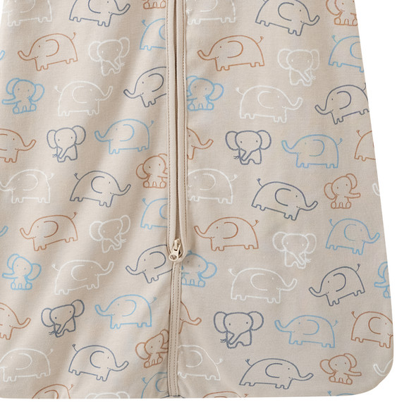 Baby Schlafsack mit Elefanten-Allover
