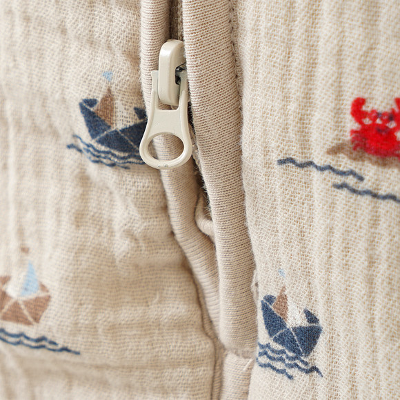 Baby Musselin-Schlafsack im maritimen Look
