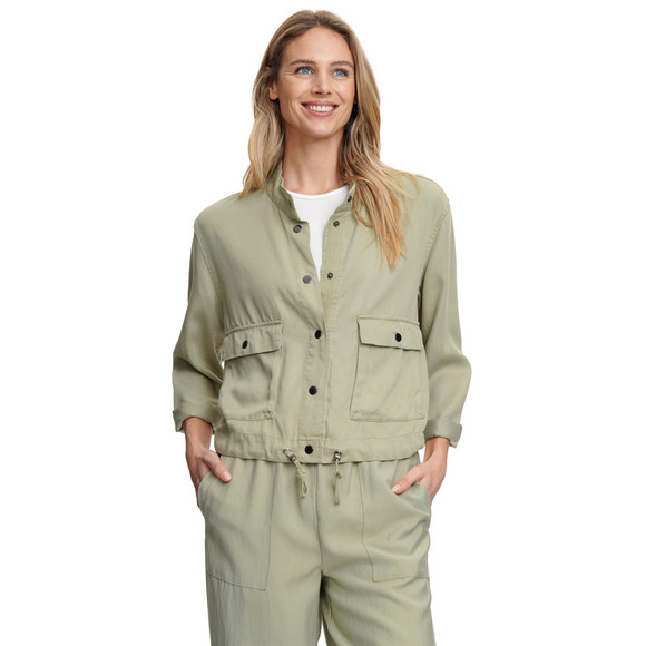 Damen Blusenjacke mit Knopfleiste