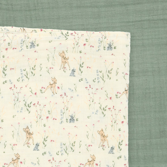 3 Bambi Musselintücher aus Baumwolle