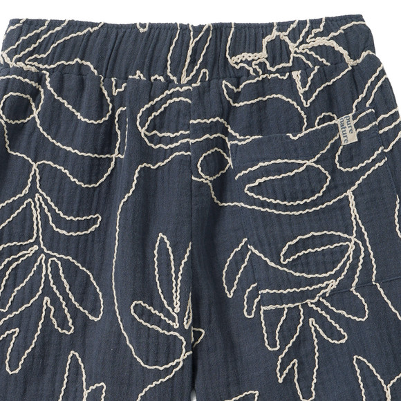 Jungen Musselinshorts mit Stickerei