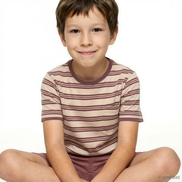 Jungen T-Shirt mit Streifen