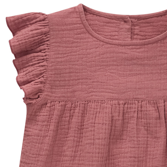 Mädchen Musselinbluse mit Flügelärmeln