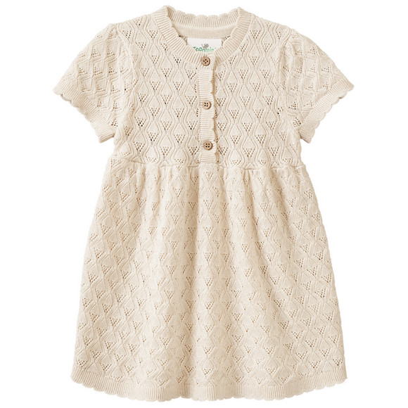 Baby Strickkleid aus Bio-Baumwolle