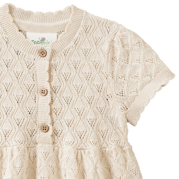Baby Strickkleid aus Bio-Baumwolle