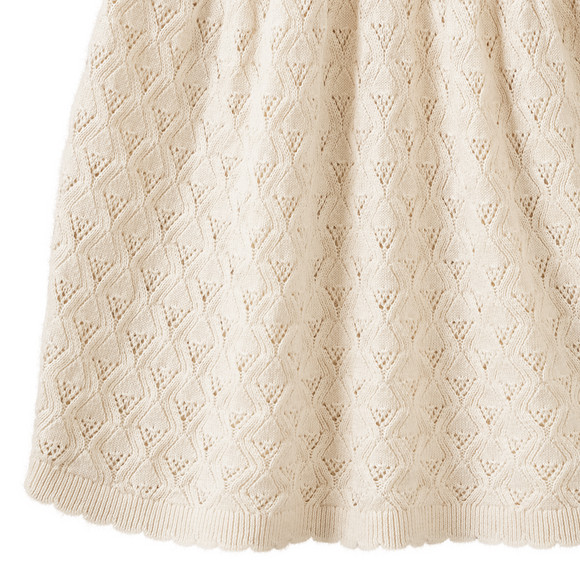 Baby Strickkleid aus Bio-Baumwolle