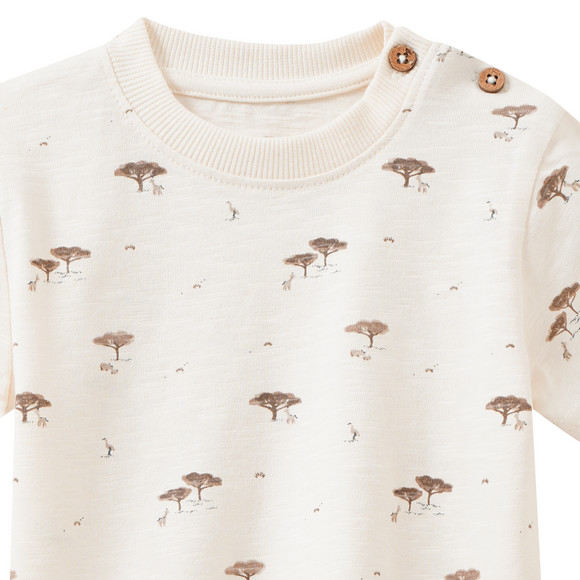 Baby T-Shirt mit Safari-Muster