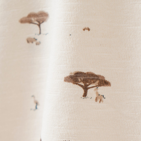 Baby T-Shirt mit Safari-Muster