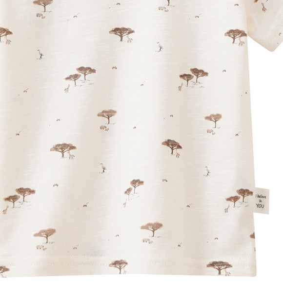 Baby T-Shirt mit Safari-Muster