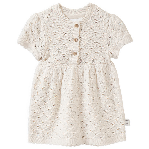 Newborn Set mit Strickkleid und Leggings