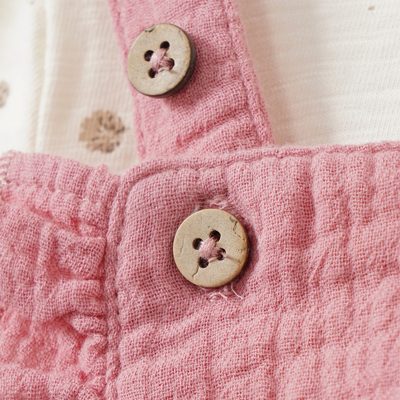 Newborn Set mit Latzhose und T-Shirt